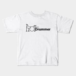 Born Drummer Kids T-Shirt